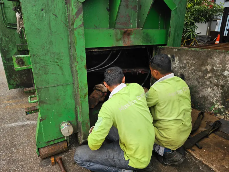 Repair work in progress